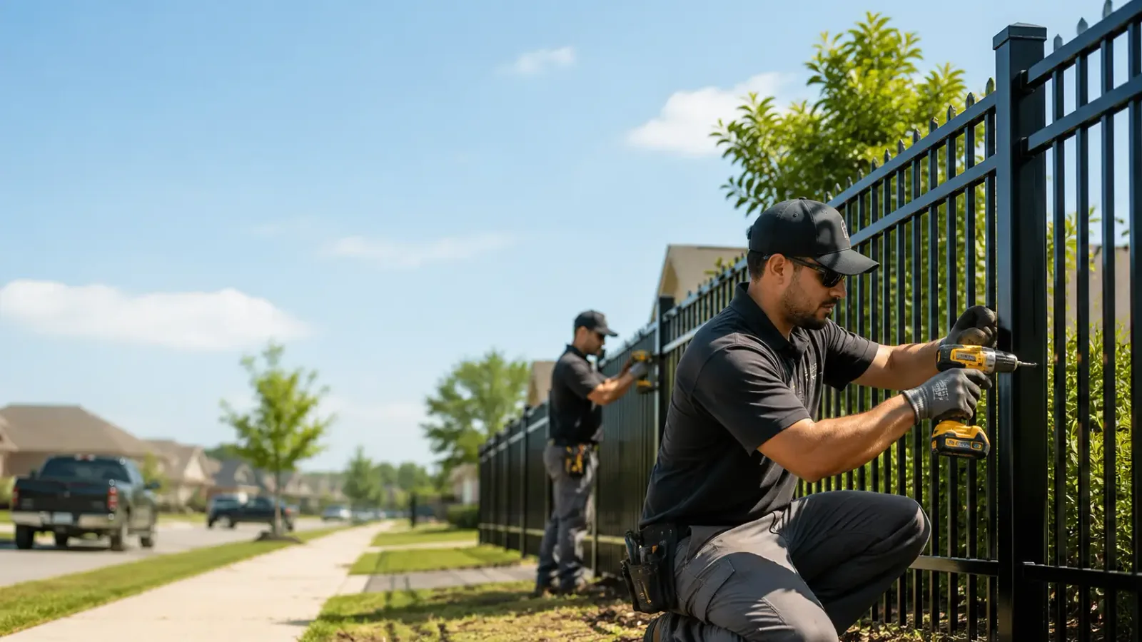 Metal Fence Installation in Alhambra, IL